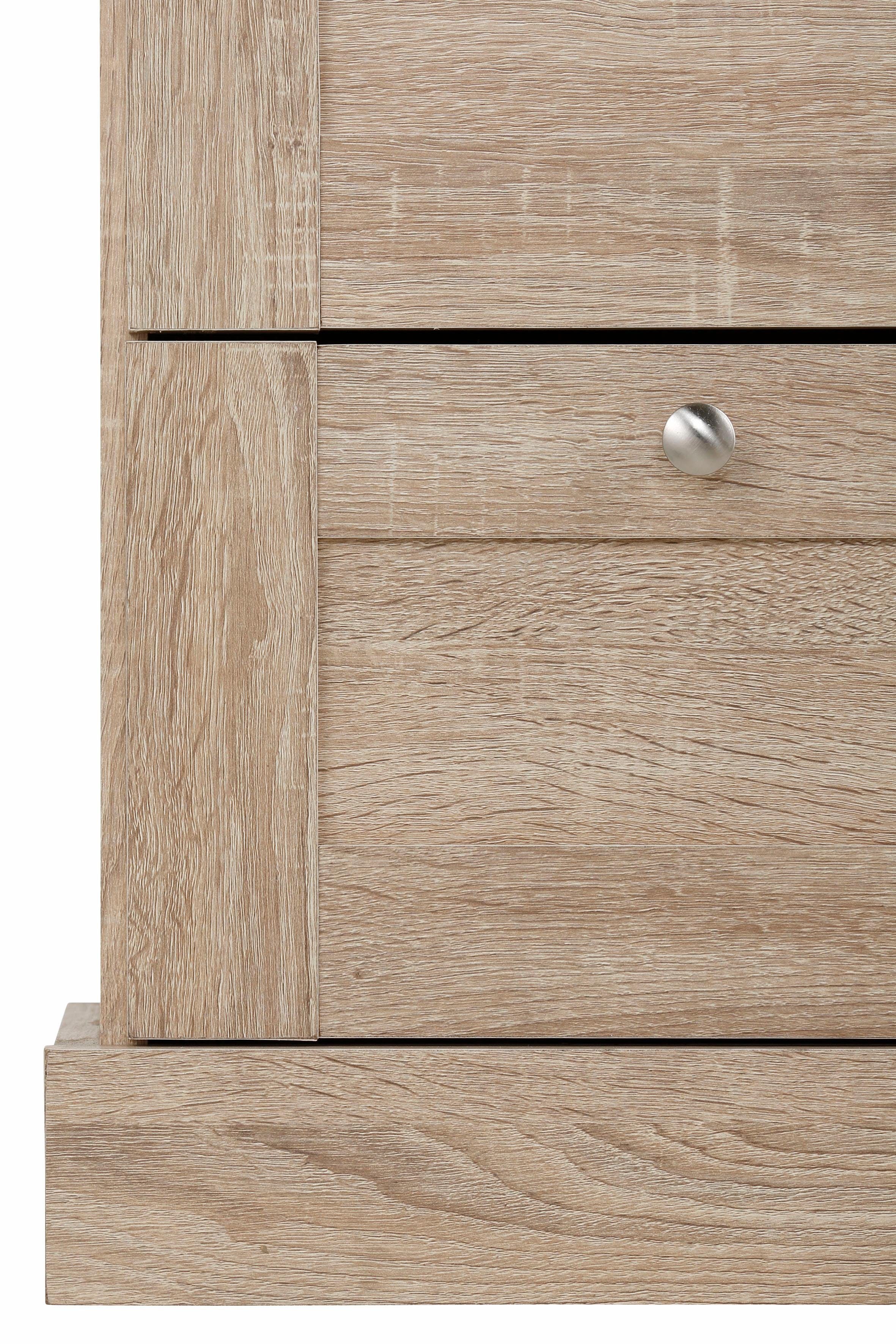 Home affaire Schubkastenkommode Binz, mit schönen Metallgriffen, 3 Schubladen, Breite 75 cm