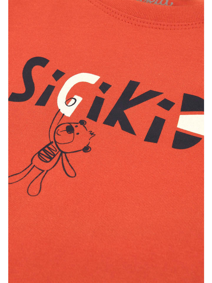 Sigikid Pyjama Nachtwäsche in rot/schwarz/weiß günstig kaufen