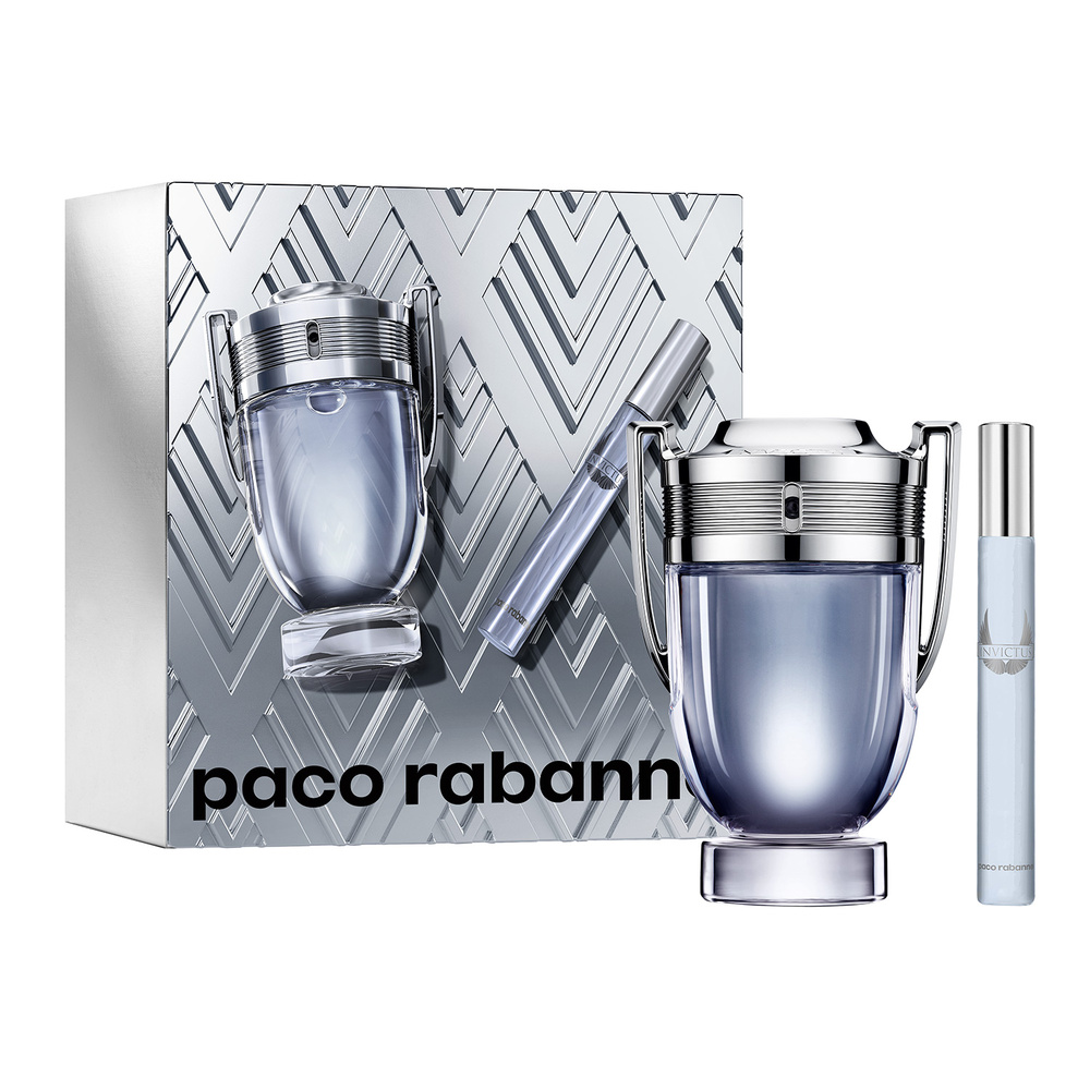 Paco Rabanne COFFRET INVICTUS EAU DE TOILETTE 100ML ET SPRAY DE VOYAGE 10ML