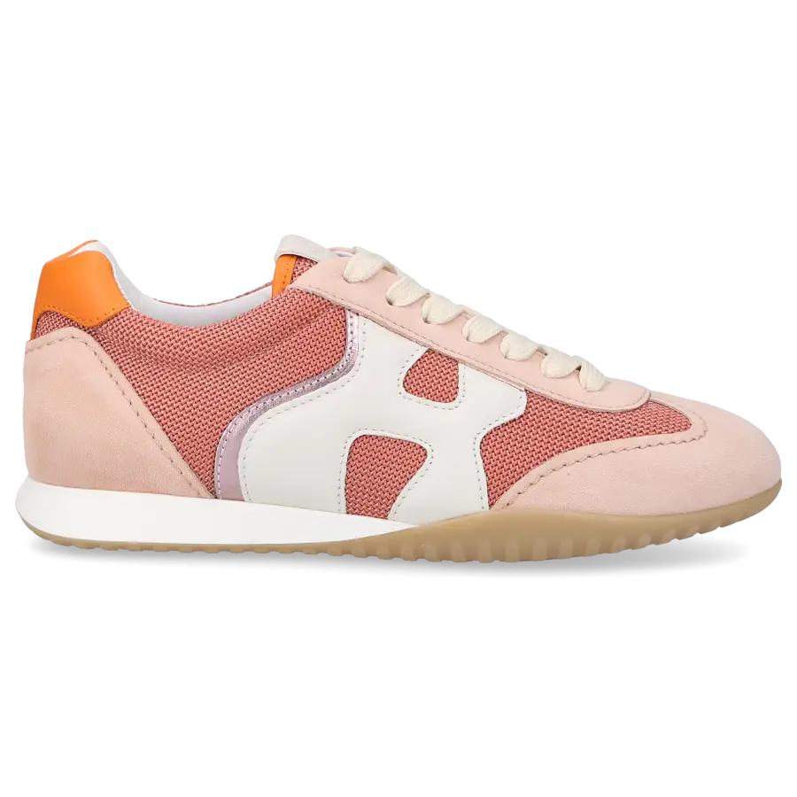 Hogan - Sneaker low OLYMPIA Veloursleder - pink