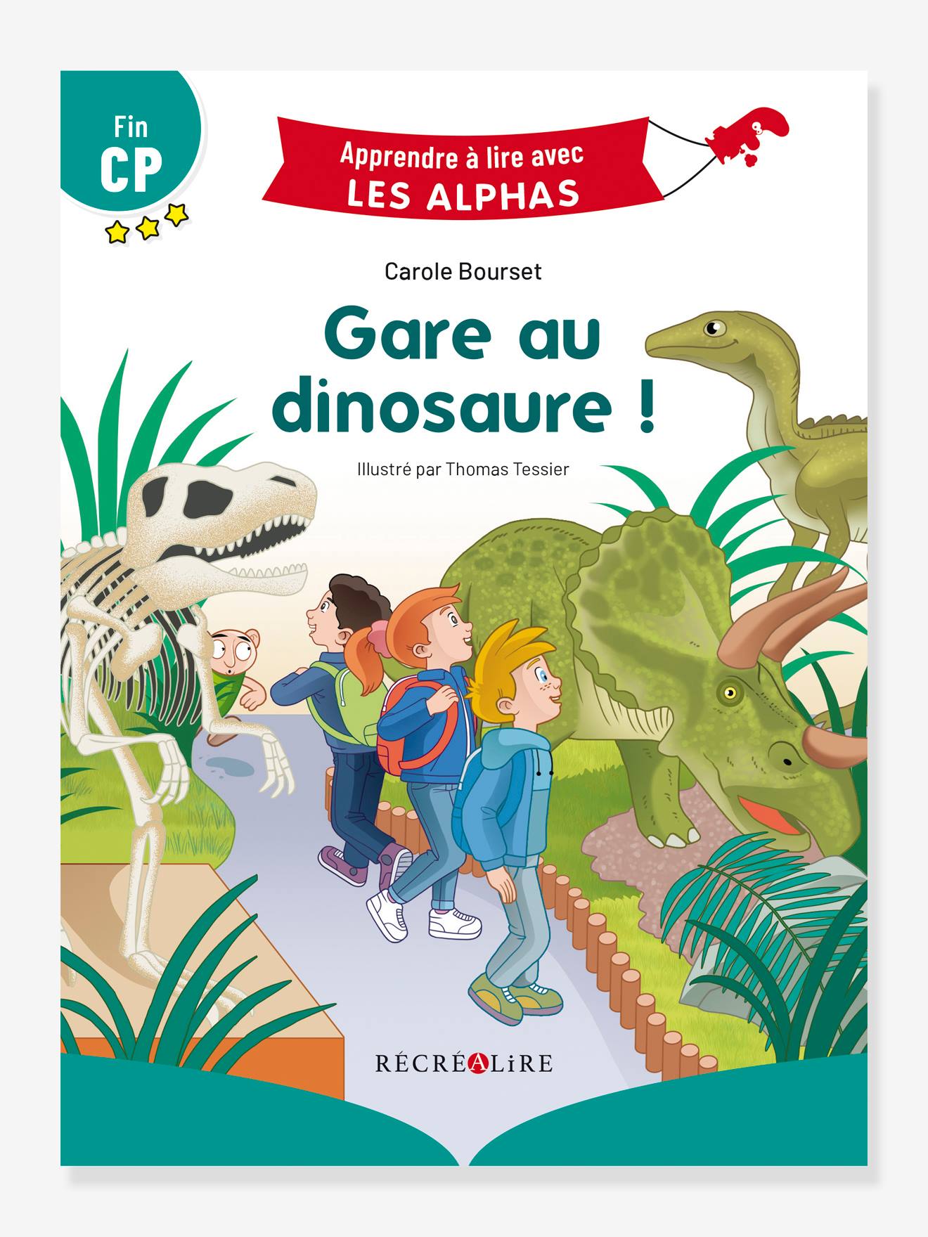 Gare au dinosaure ! RÉCRÉALIVRE vert