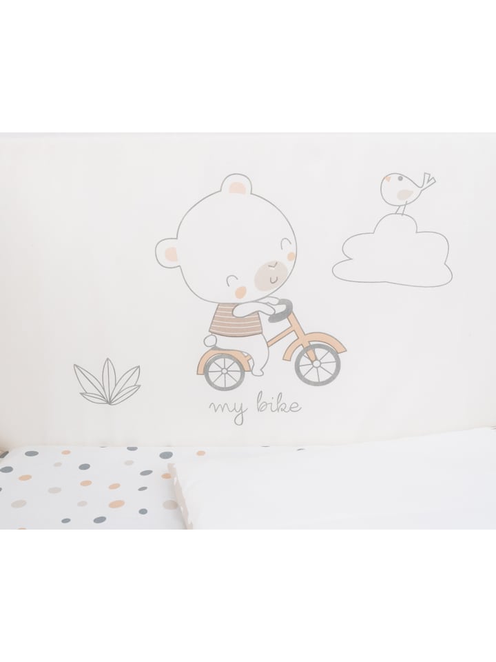Kikkaboo Babybettwäsche My Teddy 6-tlg. in weiß günstig kaufen onesize