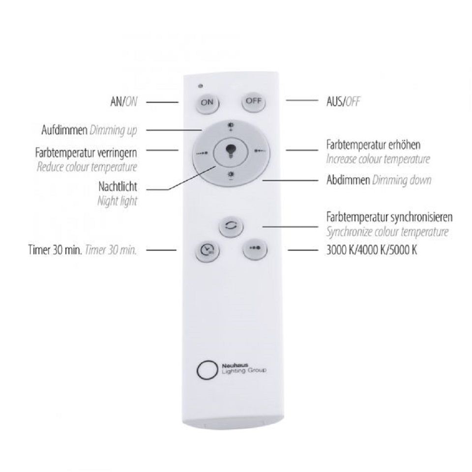 LED Deckenleuchte Anika Ø 70 cm