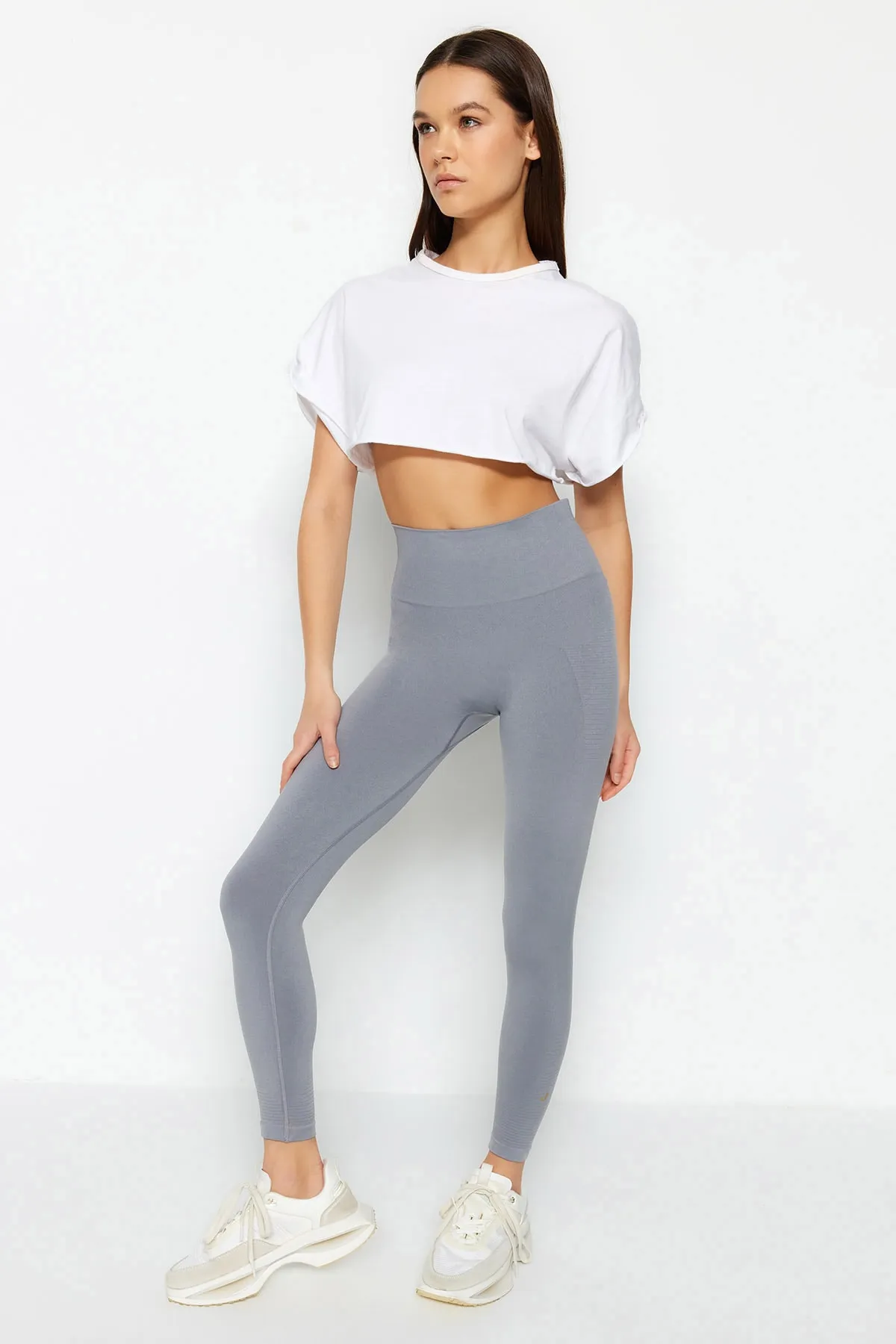 Jerf  Sport-Leggings - Grau - Hoher Bund