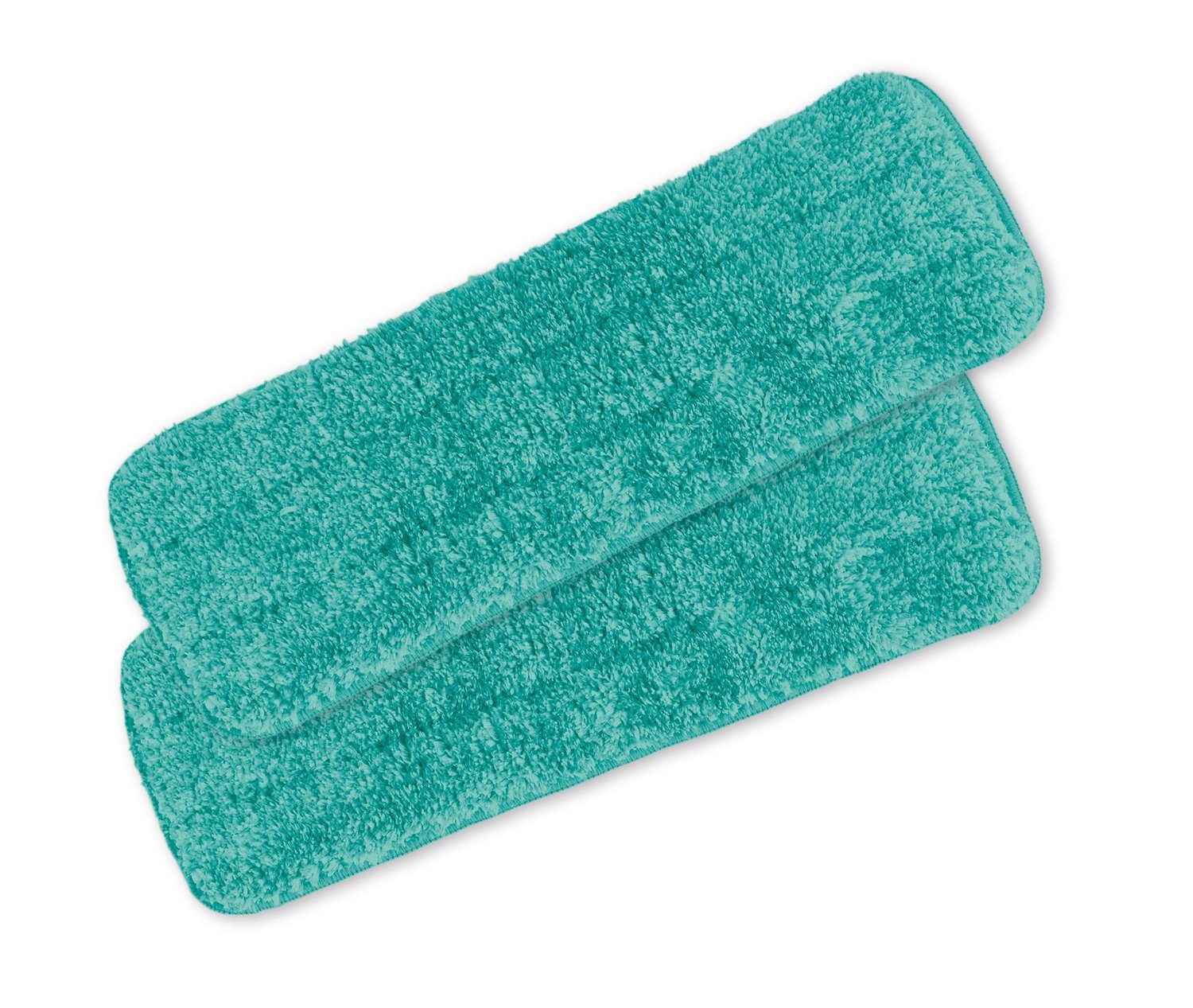 CLEANmaxx Reinigungsbürsten-Set, CLEANmaxx Wischmopp, (2er Set, 2-tlg), Ersatz-Tücher türkis