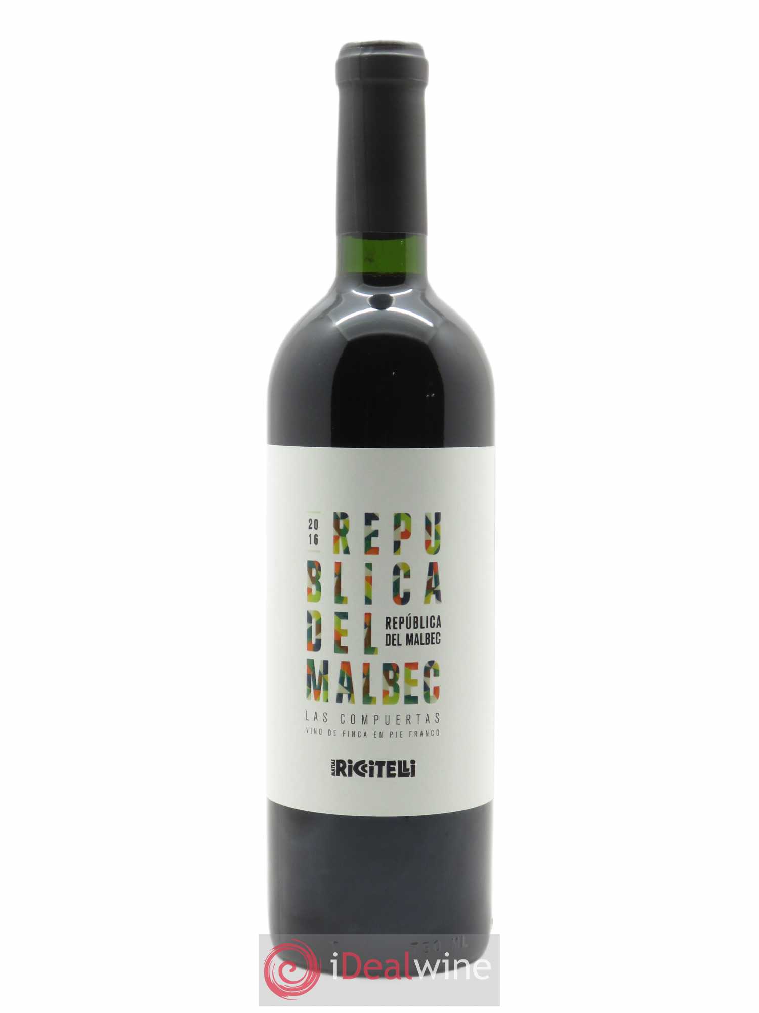 Luyan de Cuyo Matias Riccitelli Republica del Malbec  2016 - Lot de 1 Bouteille
