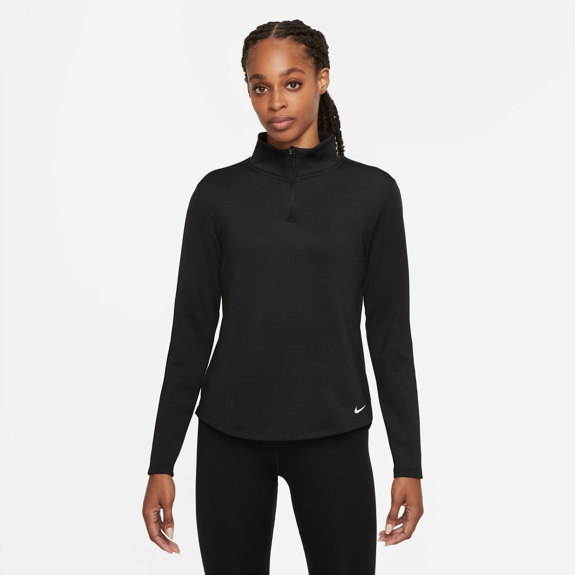 Nike Trainingsshirt THERMA-FIT ONE WOMEN'S LONG-SLEEVE 1/-ZIP TOP