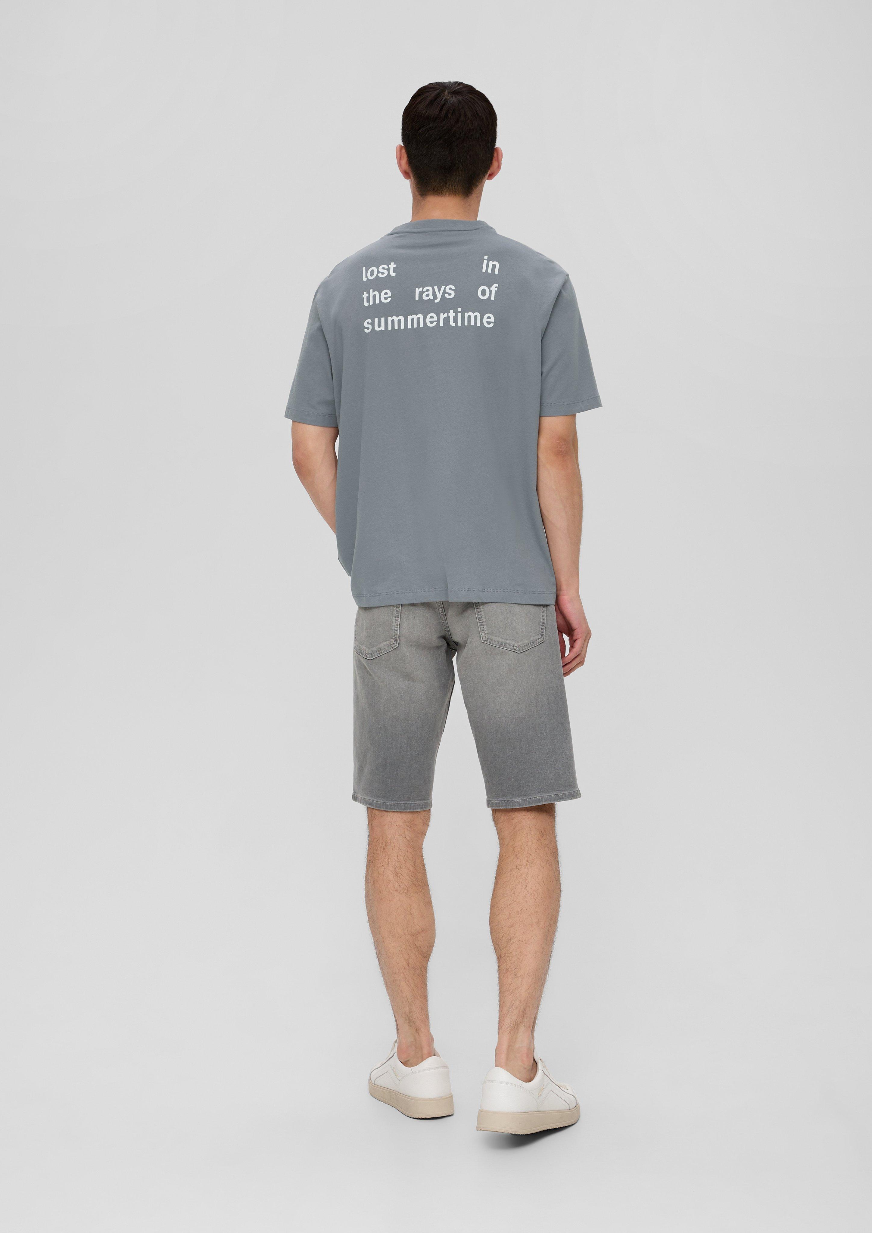 Baumwollshirt mit Rückenprint  2131521-95D2