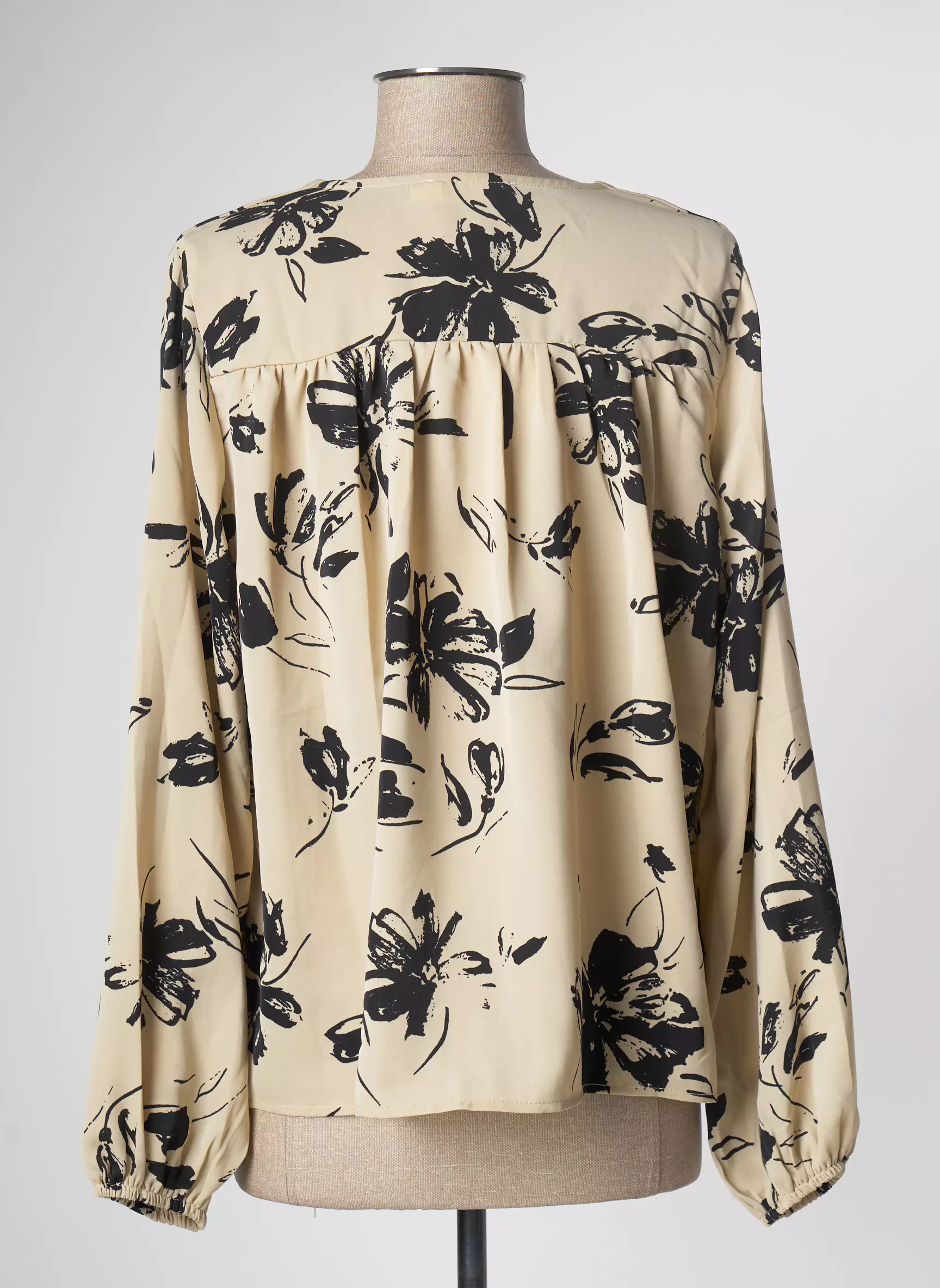 Ikoone Bianka Chemisiers Femme couleur beige