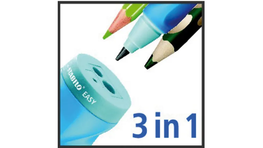STABILO® EASYsharpener Ergonomischer Dosenspitzer sortiert