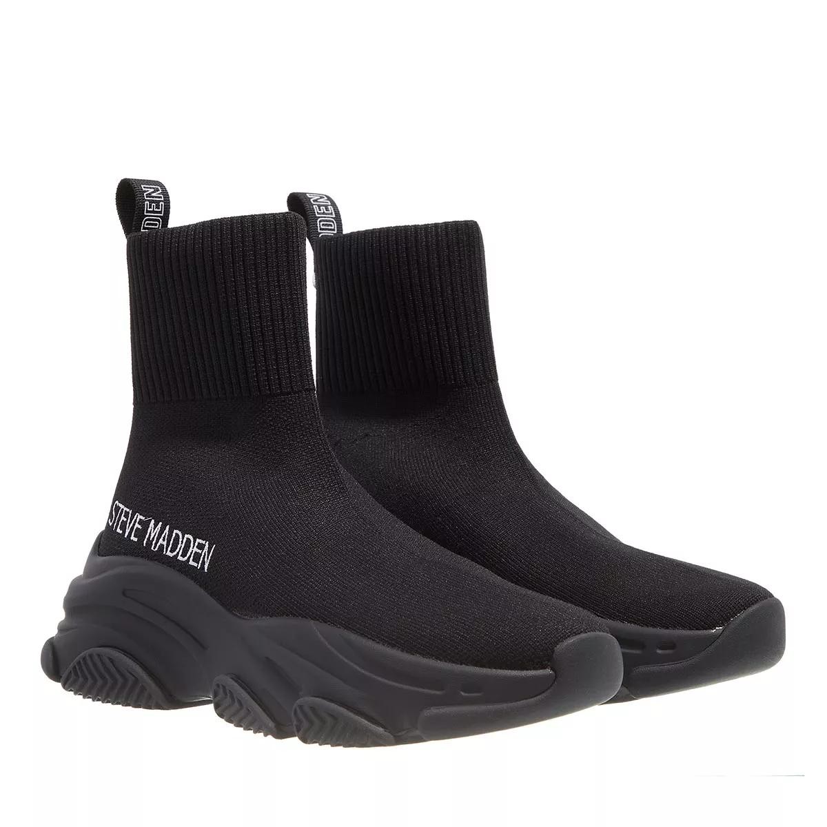 STEVEN MADDEN Freizeit Schnürer schwarz Slip-On Sneaker