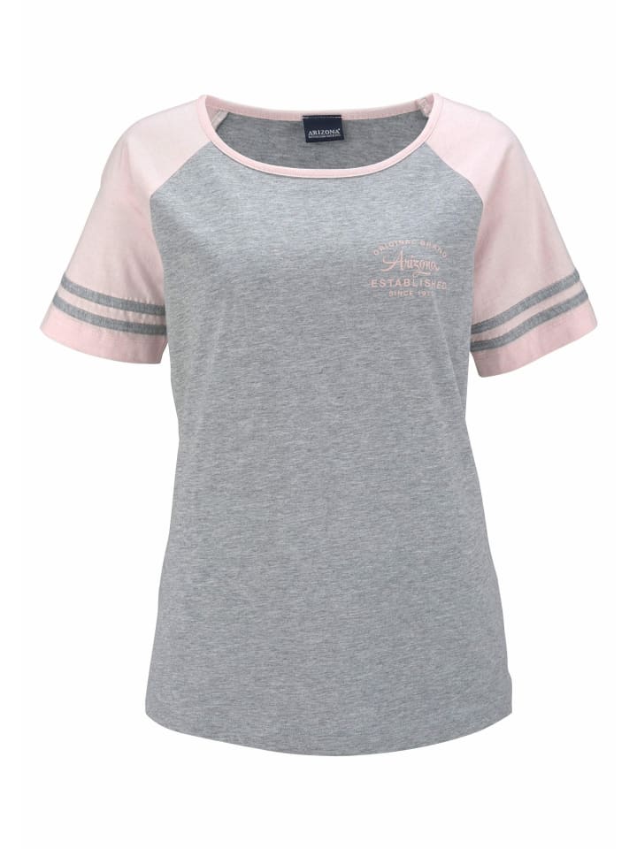 ARIZONA Shorty in grau-rosa günstig kaufen