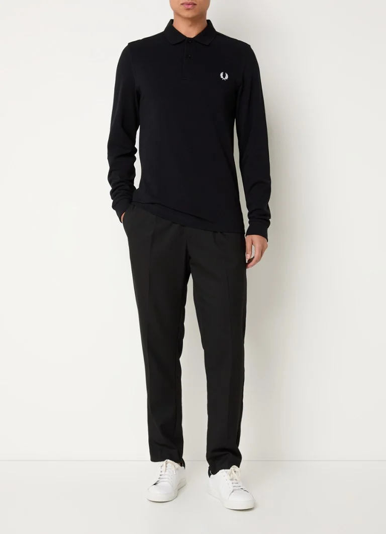 Koszulka polo Fred Perry o klasycznym kroju, wykonana z bawełnianej piki, z logo.