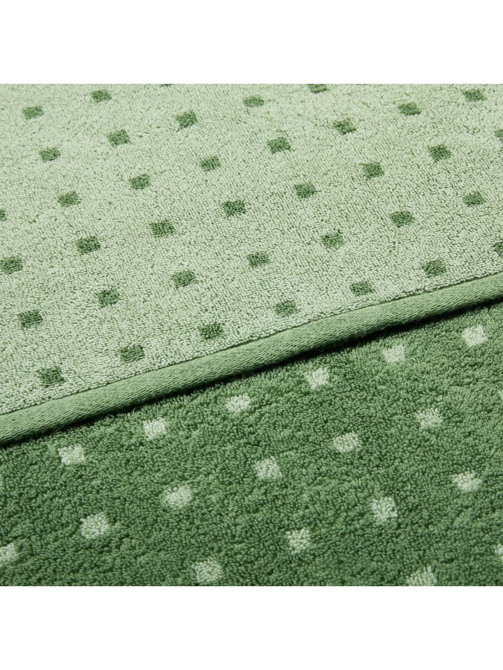 Erwin Müller Frottier, Jacquard Handtuch 4er-Pack Sigmaringen in jade günstig kaufen 50 x 100 cm