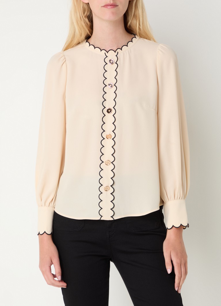 LKBennett Jemima tunic with decorative buttons