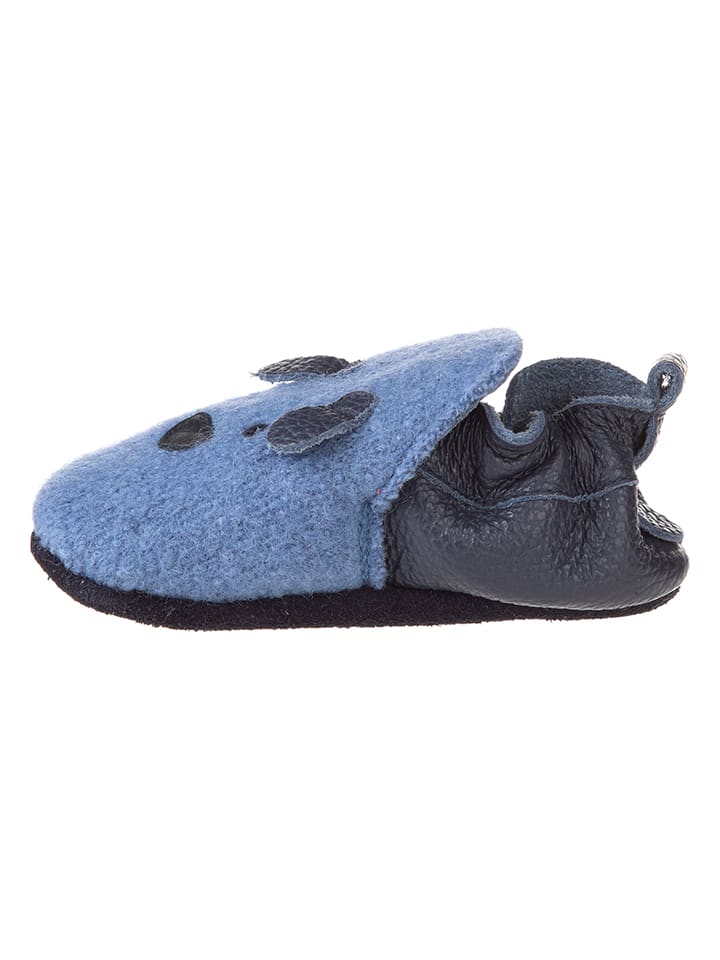 kitz-pichler Krabbelschuhe in Blau günstig kaufen
