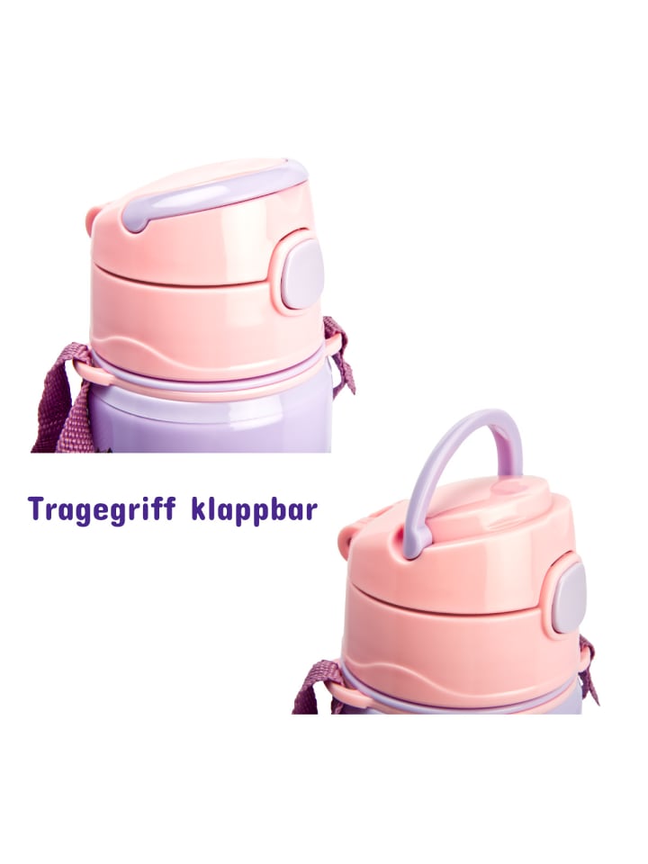 miniHeld Kinder Trinkflasche Frozen 600ml Aluminium Flasche Tragegurt Elsa Anna 6 Jahre günstig kaufen onesize