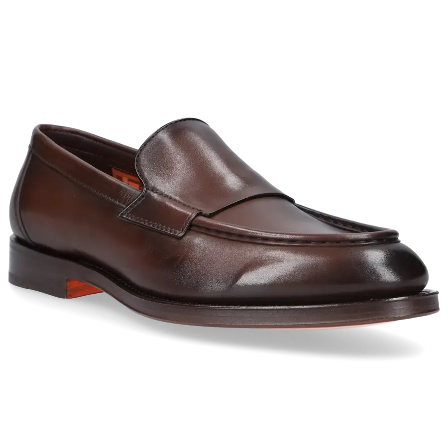 Santoni - Loafer 18357 Kalbsleder - braun