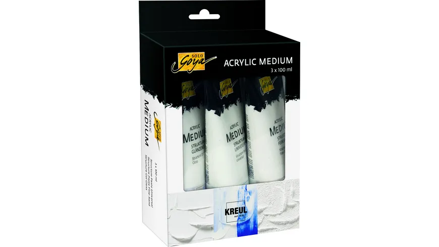 KREUL SOLO GOYA Acrylic Medium 3er Set 300 ml