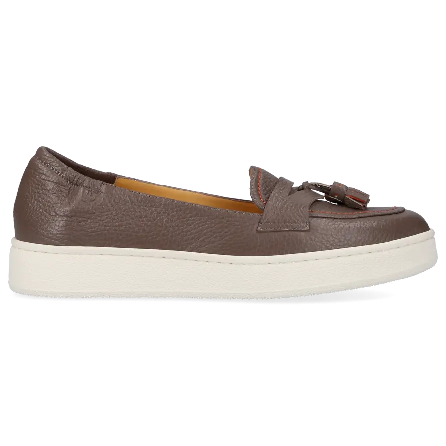 Truman's - Slip Ons 9701 Kalbsleder - grau