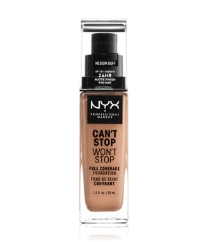 NYX Professional Makeup Can't Stop Won't Stop 24-Hour Foundation Flüssige Foundation-30 ml