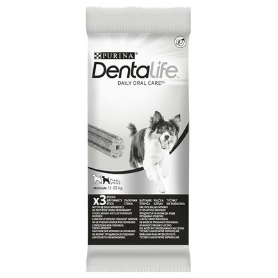 PURINA Dentalife Tägliche Zahnpflege-Snacks für mittelgroße Hunde