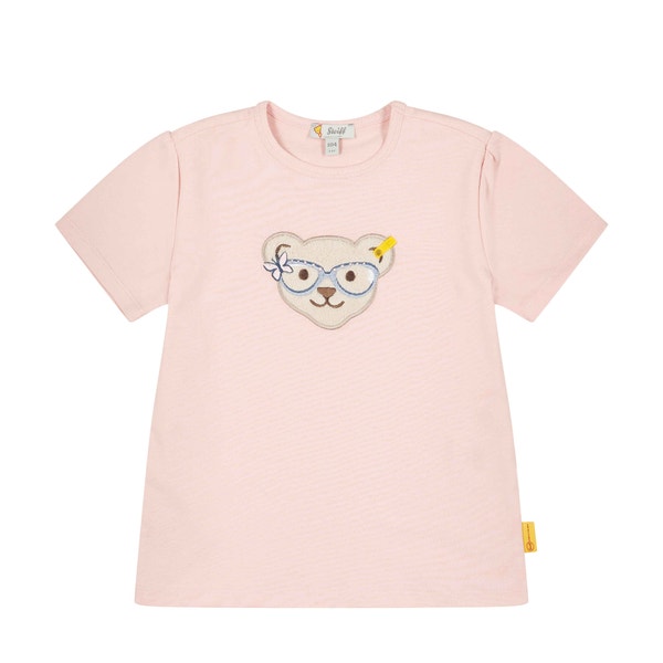 T-Shirt kurzarm, rosa für Mädchen
