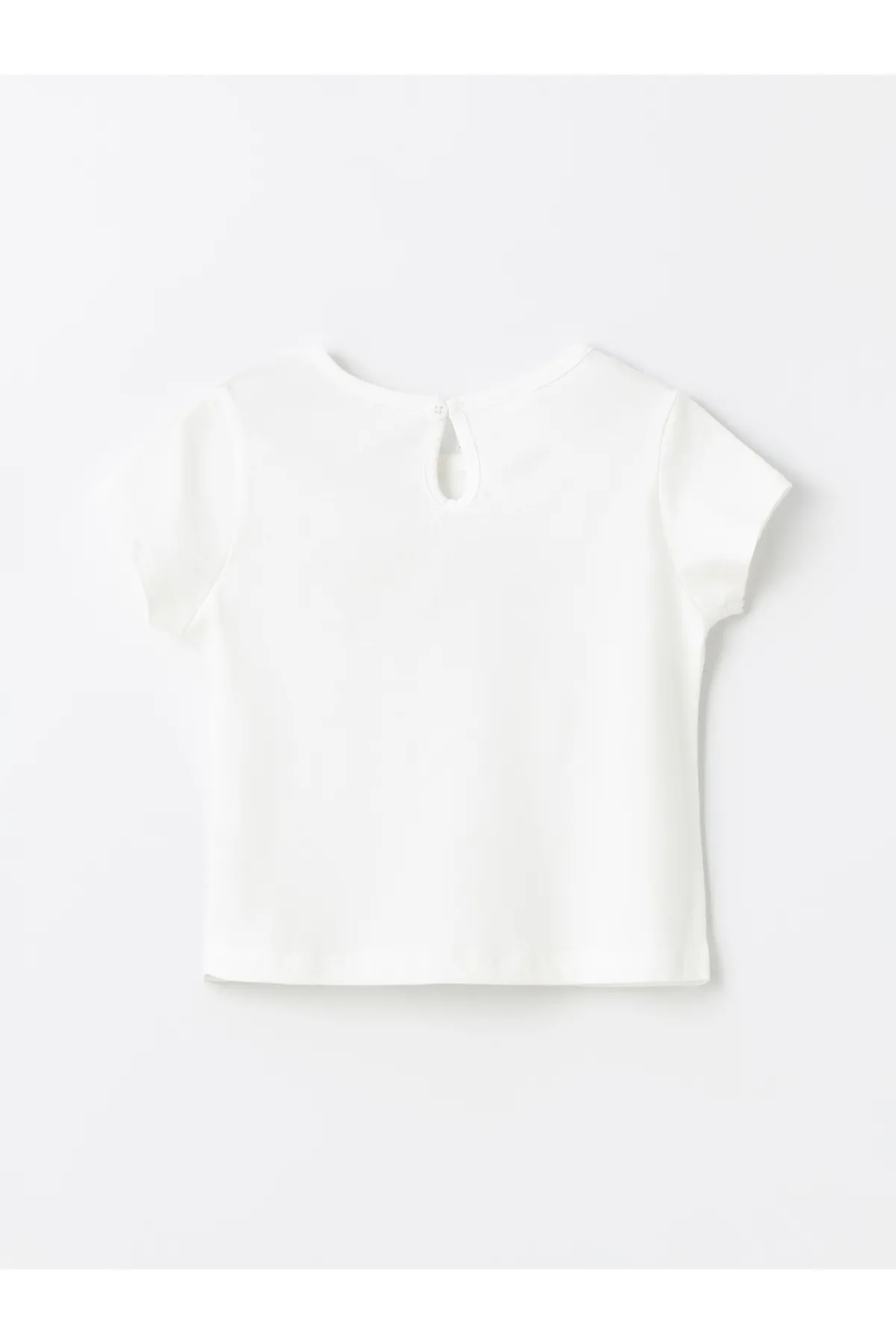 LC Waikiki  Kurzärmliges, bedrucktes T-Shirt und Shorts für Babys mit Rundhalsausschnitt, 2er-Set