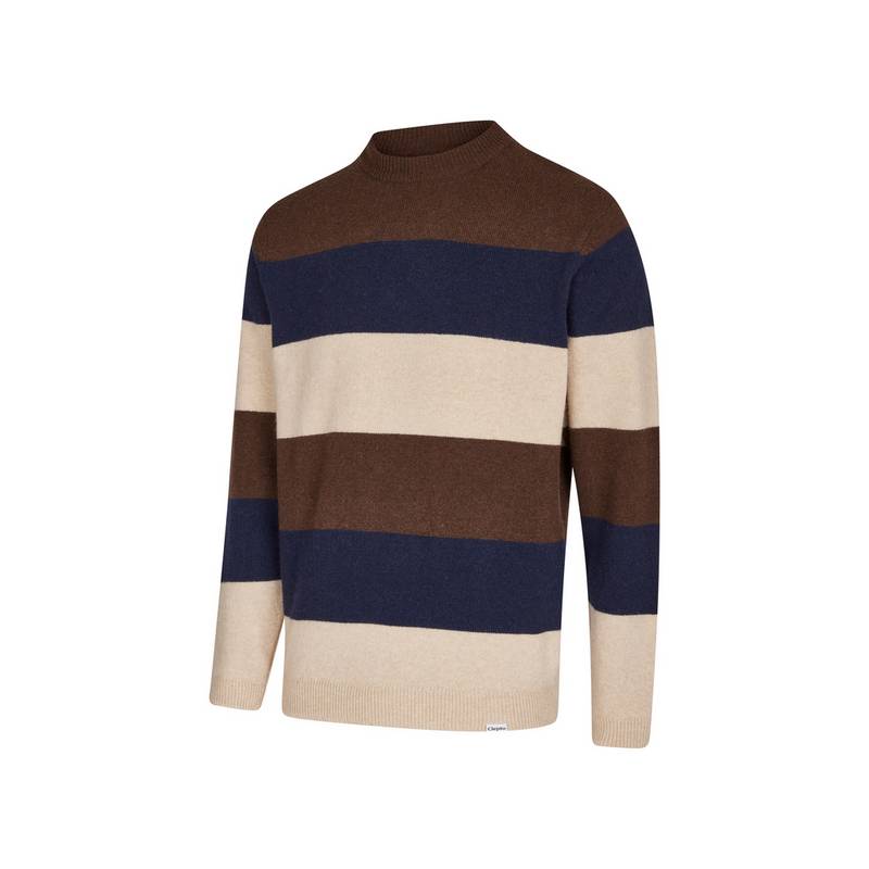 Cleptomanicx El Stripico Strickpullover Herren