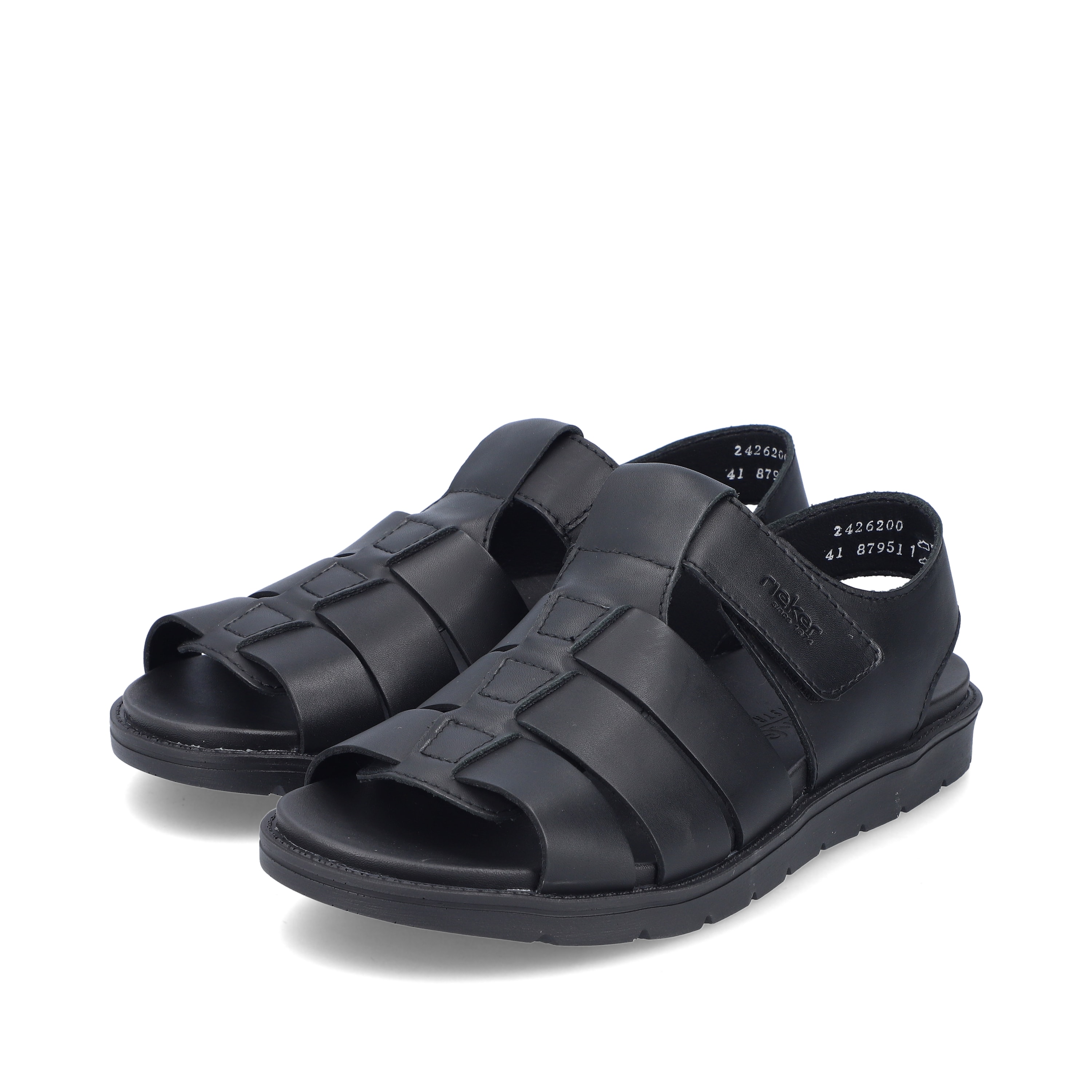 Rieker Herren Sandalen mitternachtsschwarz