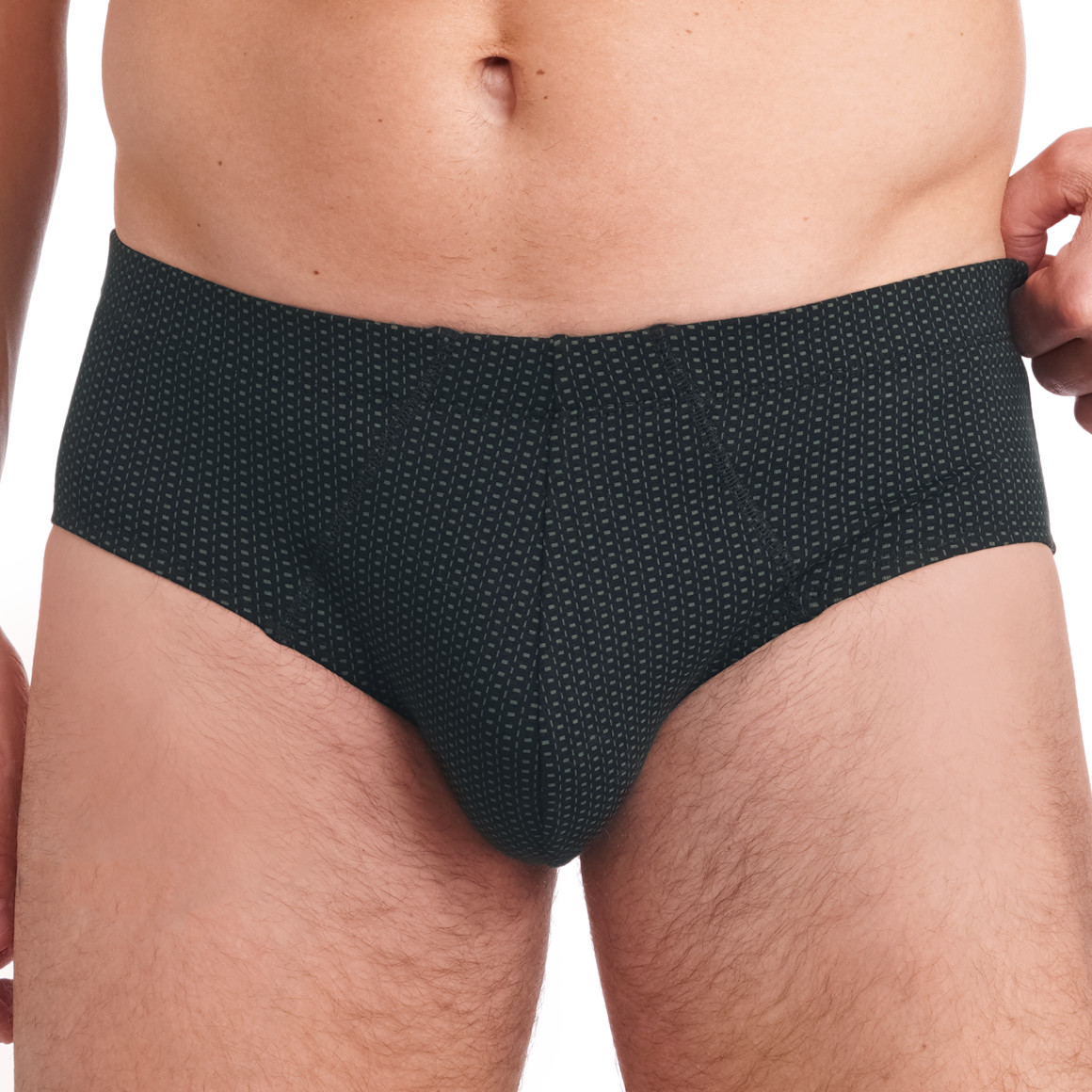 Herren Slip mit Minimal-Print