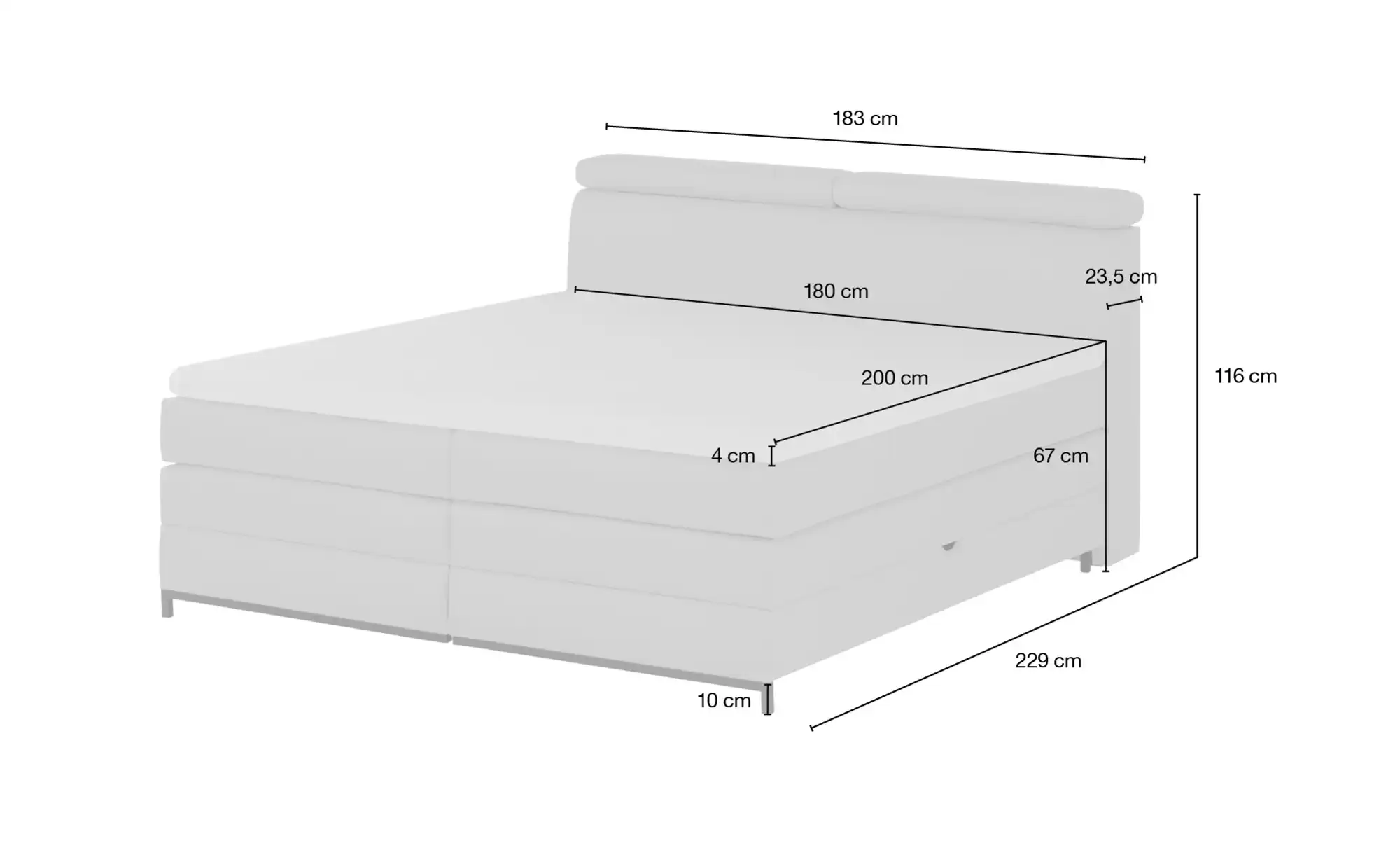 Twist Boxspringbett Kay