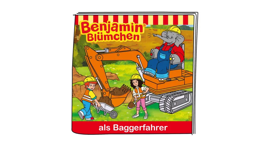 tonies - Hörfigur für die Toniebox: Benjamin Blümchen als Baggerfahrer