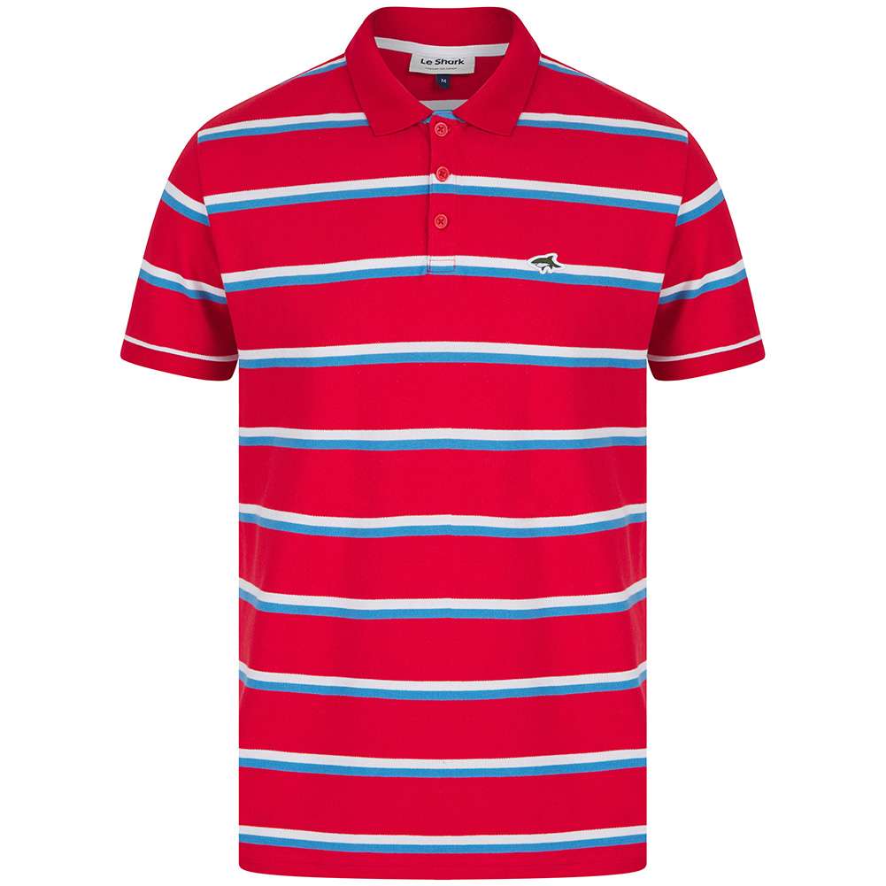 Le Shark Shene Herren Polo-Shirt 5X17918DW-Chinese-Red
