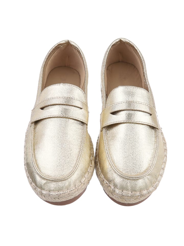 Ital-Design Halbschuh in Gold günstig kaufen