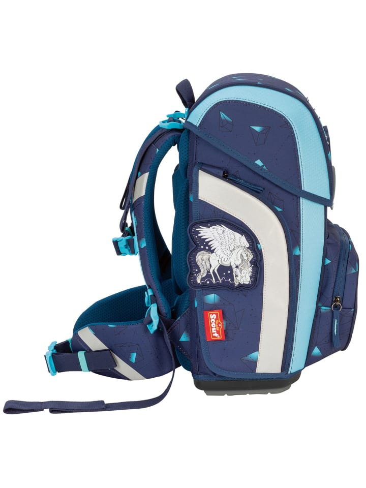 Scout Genius LED Schulranzen-Set 4tlg. in pegasus günstig kaufen onesize