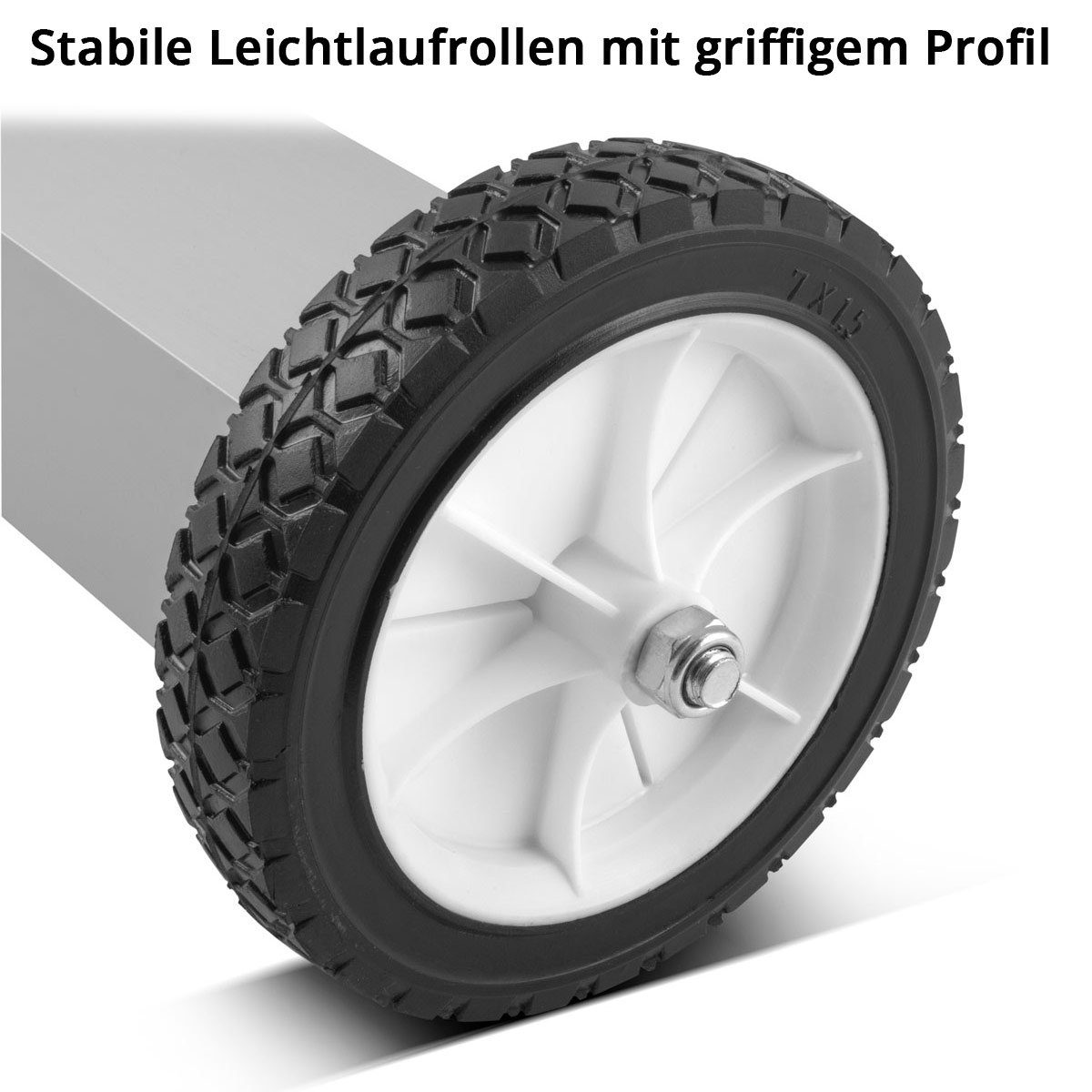 STAHLWERK Handkehrmaschine Magnet-Bodenkehrer MBK-24 ST mit 610 mm Breite, 61 cm Arbeitsbreite, (Packung, 1-St)