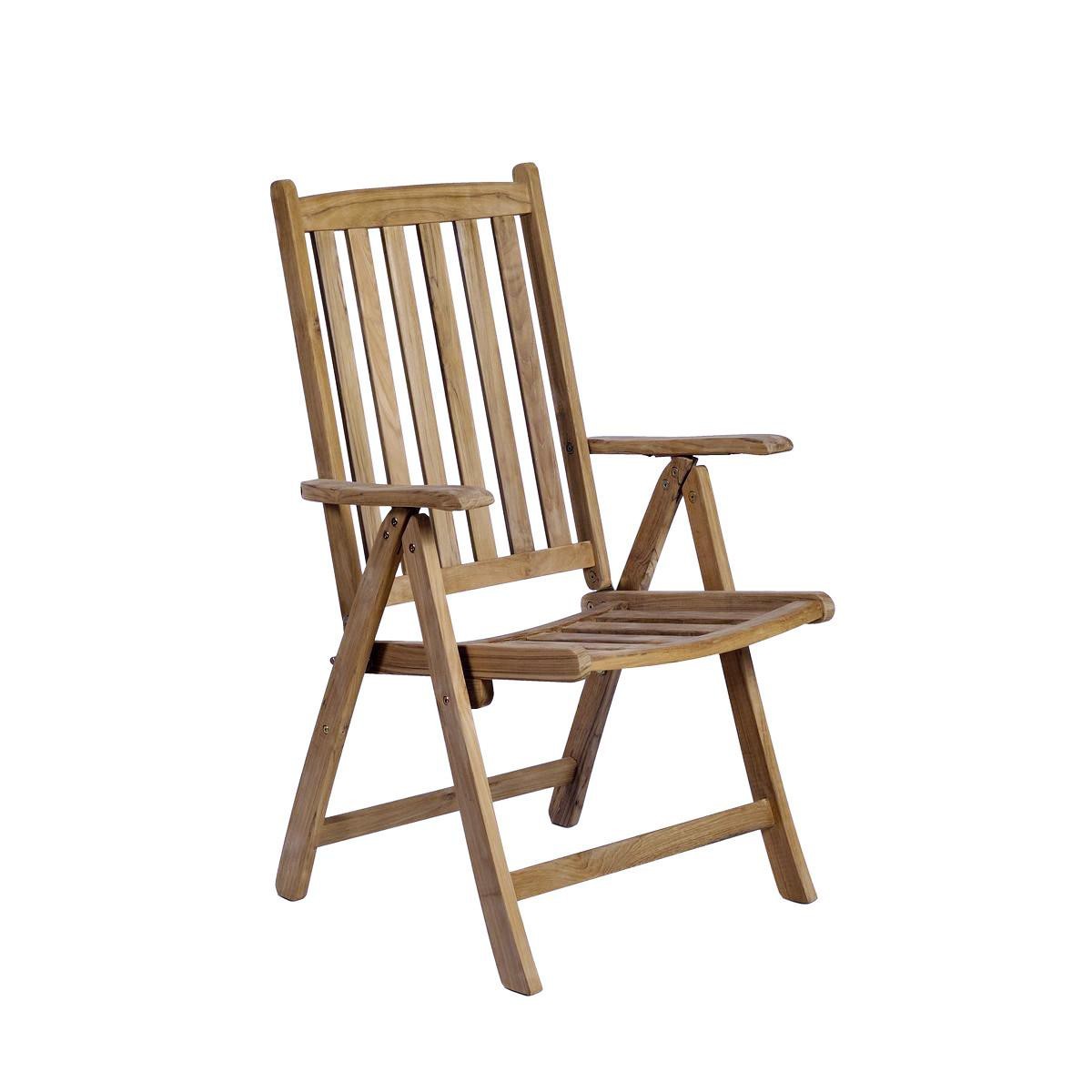 Garden Pleasure Harms Hochlehner SOLO,Teak,5-fach verstellbar