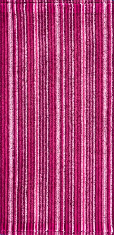 Egeria Combi Stripes Handtuch Cassis 50 x 100 cm