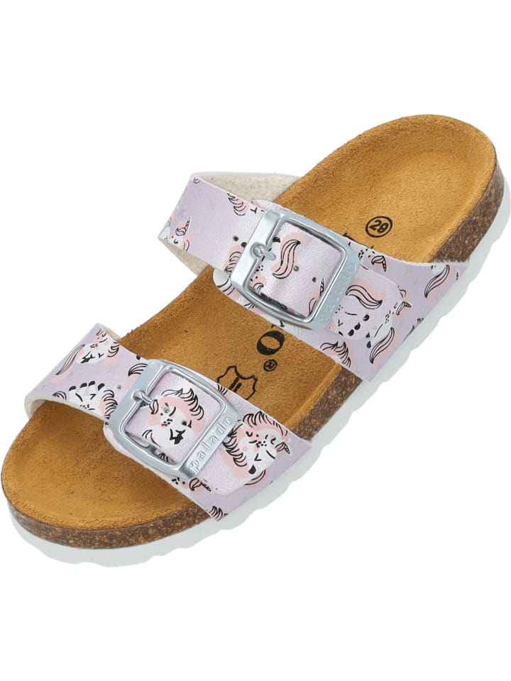 palado Pantoletten in Hellrosa Metallic Unicorn günstig kaufen 35