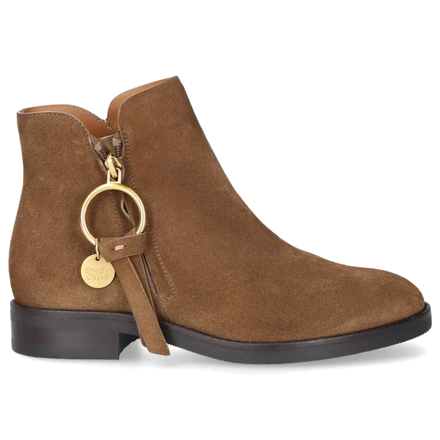 SEE BY CHLOÉ - Stiefeletten SB331 Veloursleder - braun