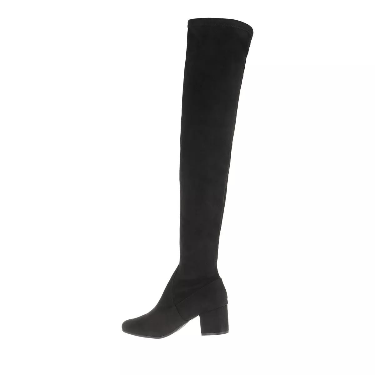 STEVEN MADDEN Stiefeletten schwarz Overknee-Boot