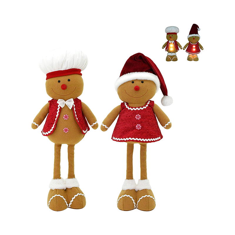 Home Pepperkakefigur 57/78 cm m/LED