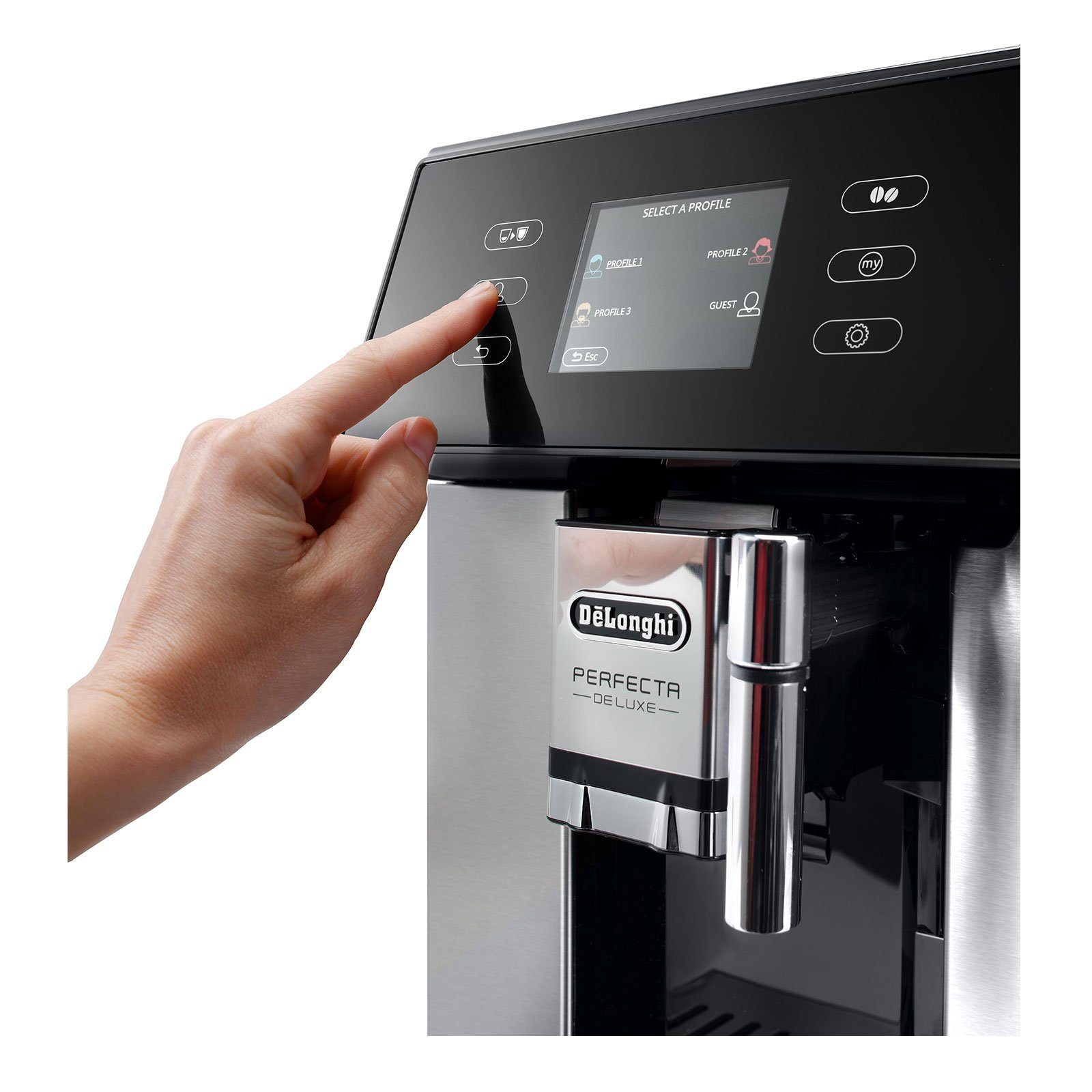 De'Longhi Kaffeevollautomat ESAM 460.80.MB Perfecta Deluxe, Benutzerprofile zum Speichern der persönlichen Präferenzen
