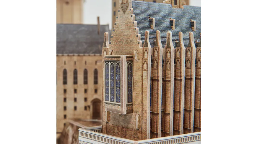 Spin Master 4D Build - Harry Potter, Hogwarts Castle, 3D-Puzzle des magischen Harry Potter-Schlosses , 209 Teile