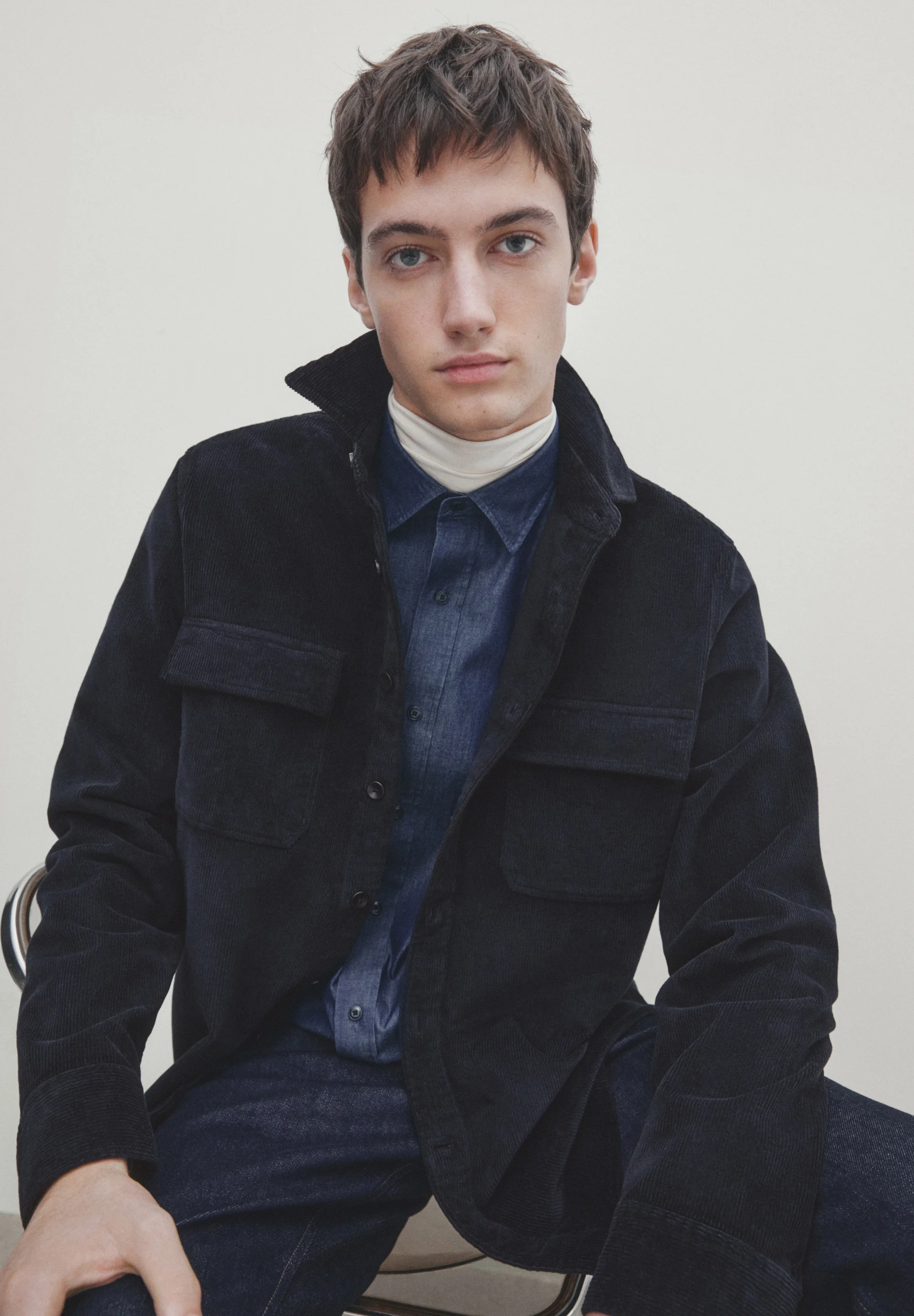 Massimo Dutti CON BOLSILLOS EN EL PECHO - Chaqueta ligera
