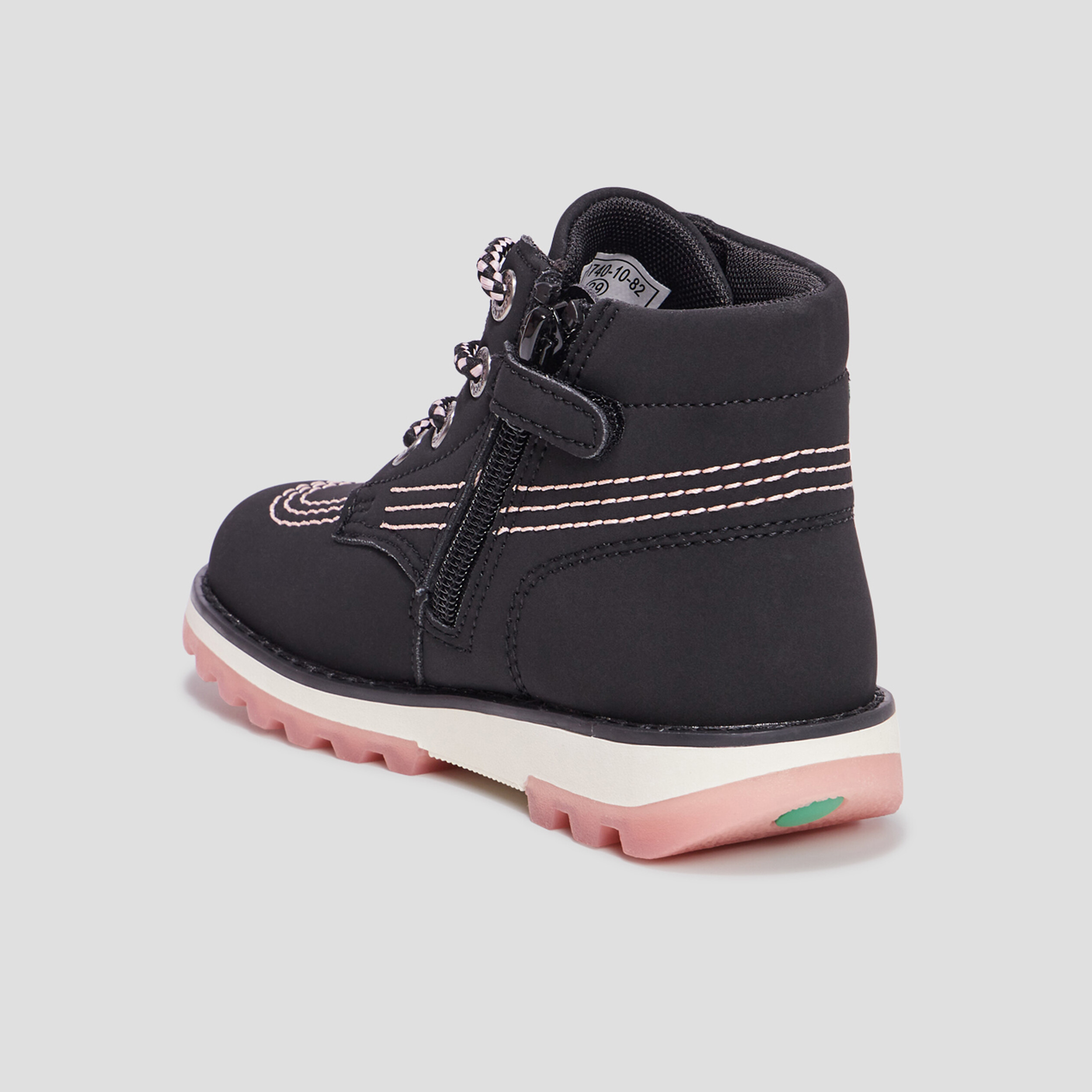 Bottines Kickers Krally20 noir fille | La Halle