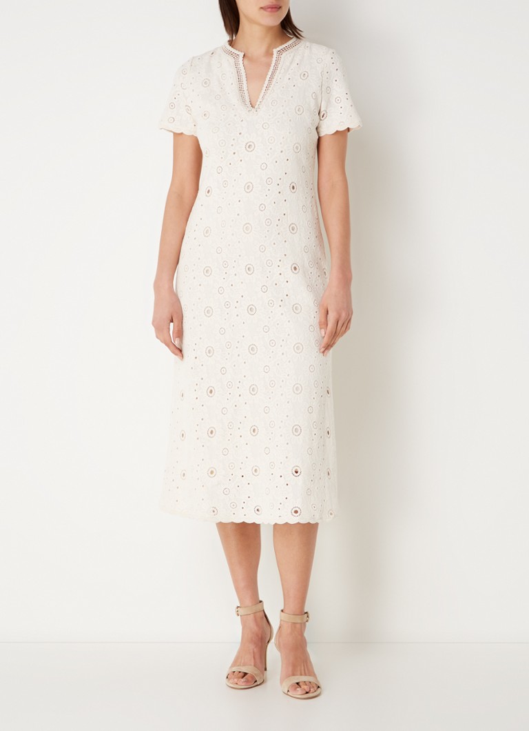 Vestido túnica midi bordado Elouane de Gérard Darel