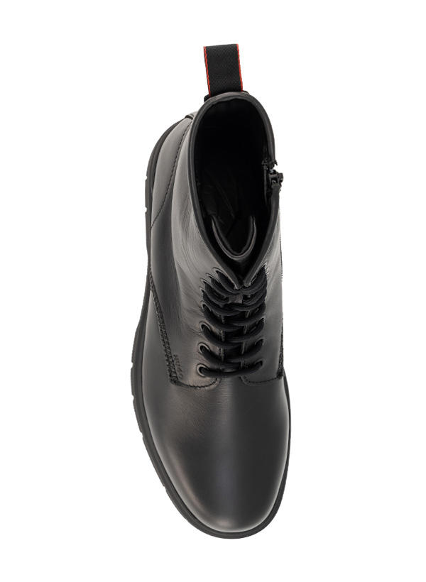 HUGO, Schnürboots Ryan, Leder, schwarz