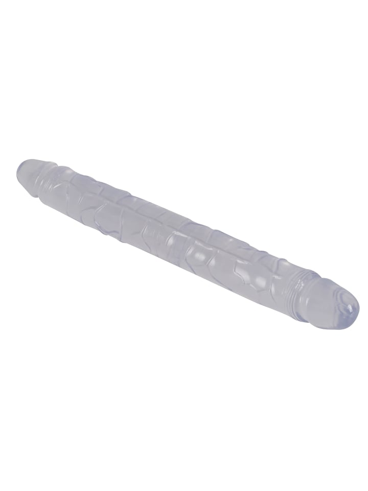Crystal Clear Doppeldildo Double Dildo in transparent günstig kaufen 34 cm